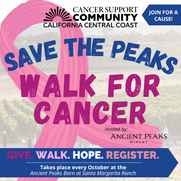 Walk for Cancer Paso Robles San Luis Obispo Wine Country